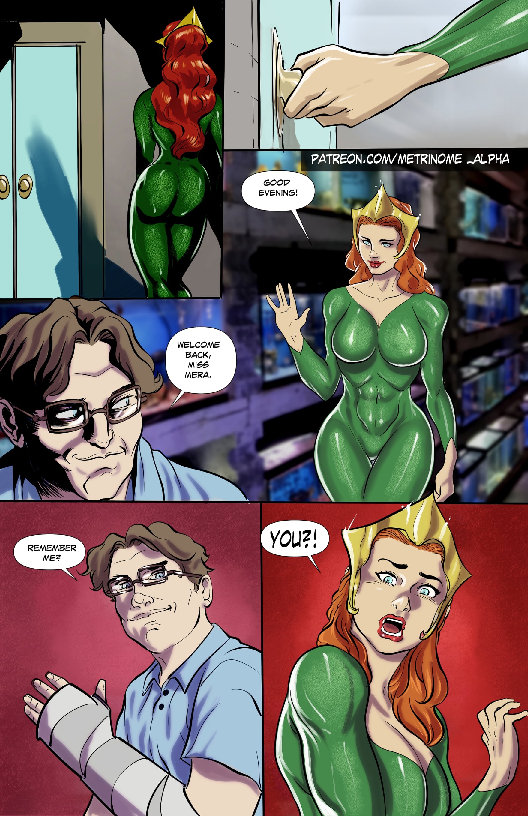 Mera Gets Blackmailed — cover