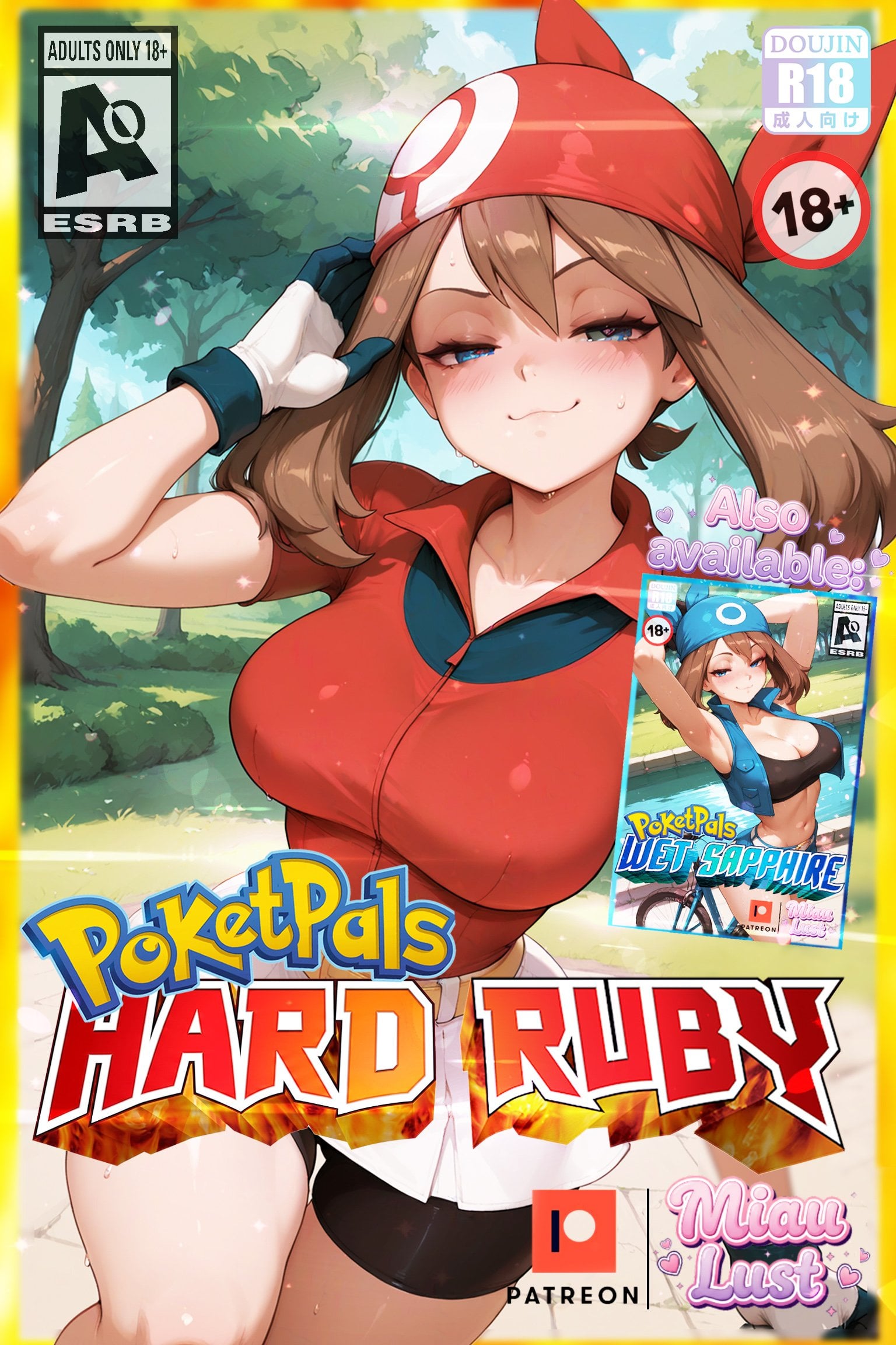 [MiauLust] May in Hard Rubby POKEMON comic porn — cover