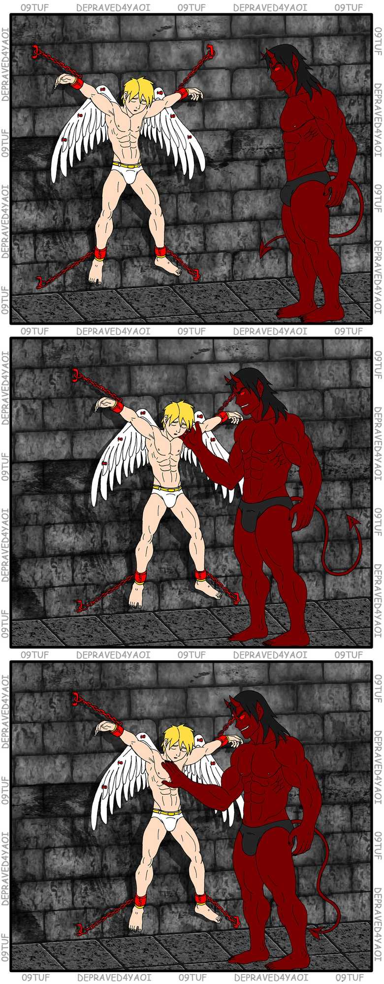 Michael And The Demon comic porn — cover