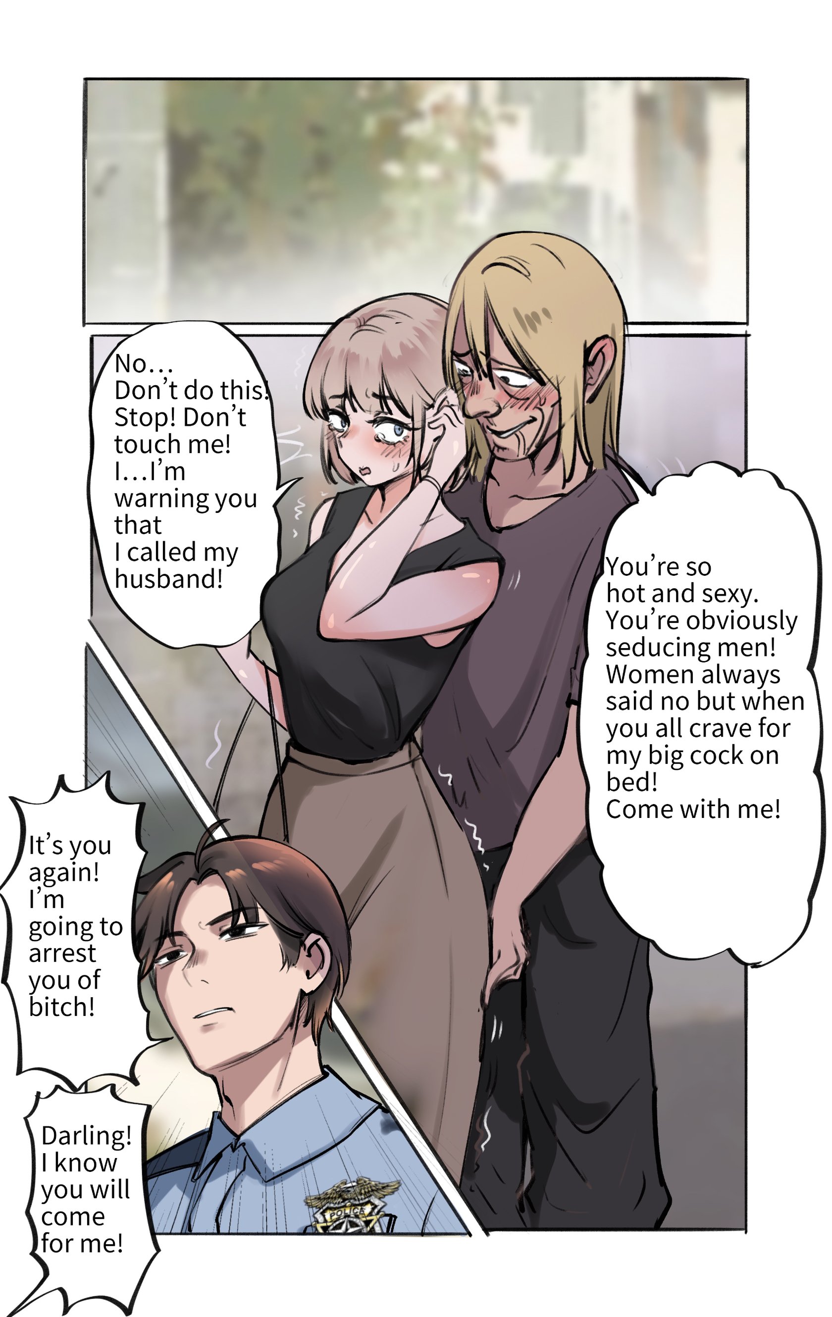 [midnight] The feminization of a policeman: Remake — cover