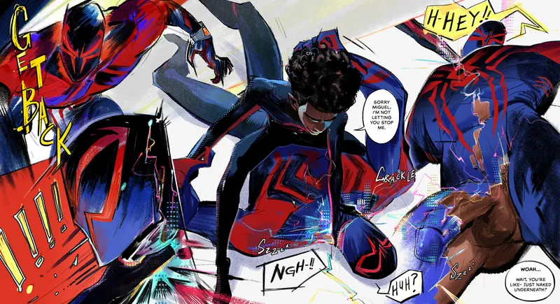 Miles x Miguel comic porn — cover