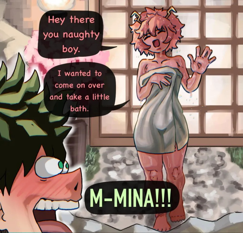 Mina’s Bath Time comic porn — cover