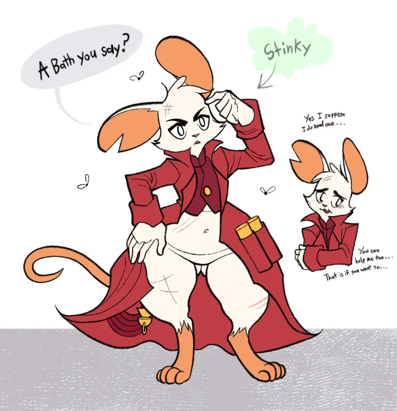 Mina The Hollower Gets Cleaned comic porn — cover