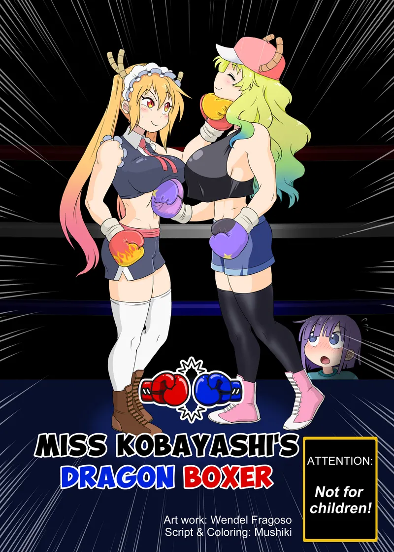Miss Kobayashi’s Dragon Boxer comic porn — cover