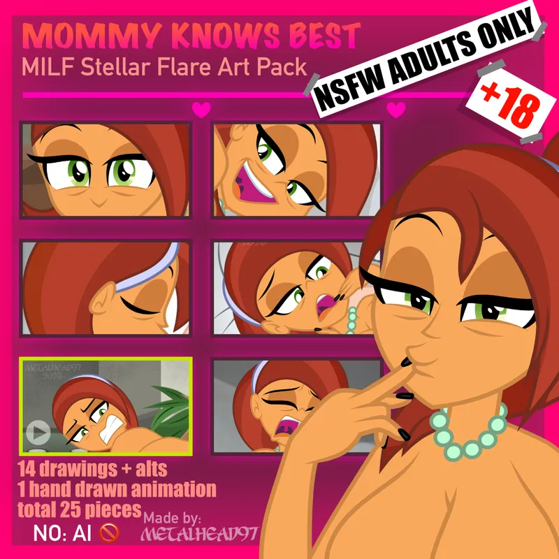 Mommy Knows Best – Milf Stellar Flare comic porn — cover