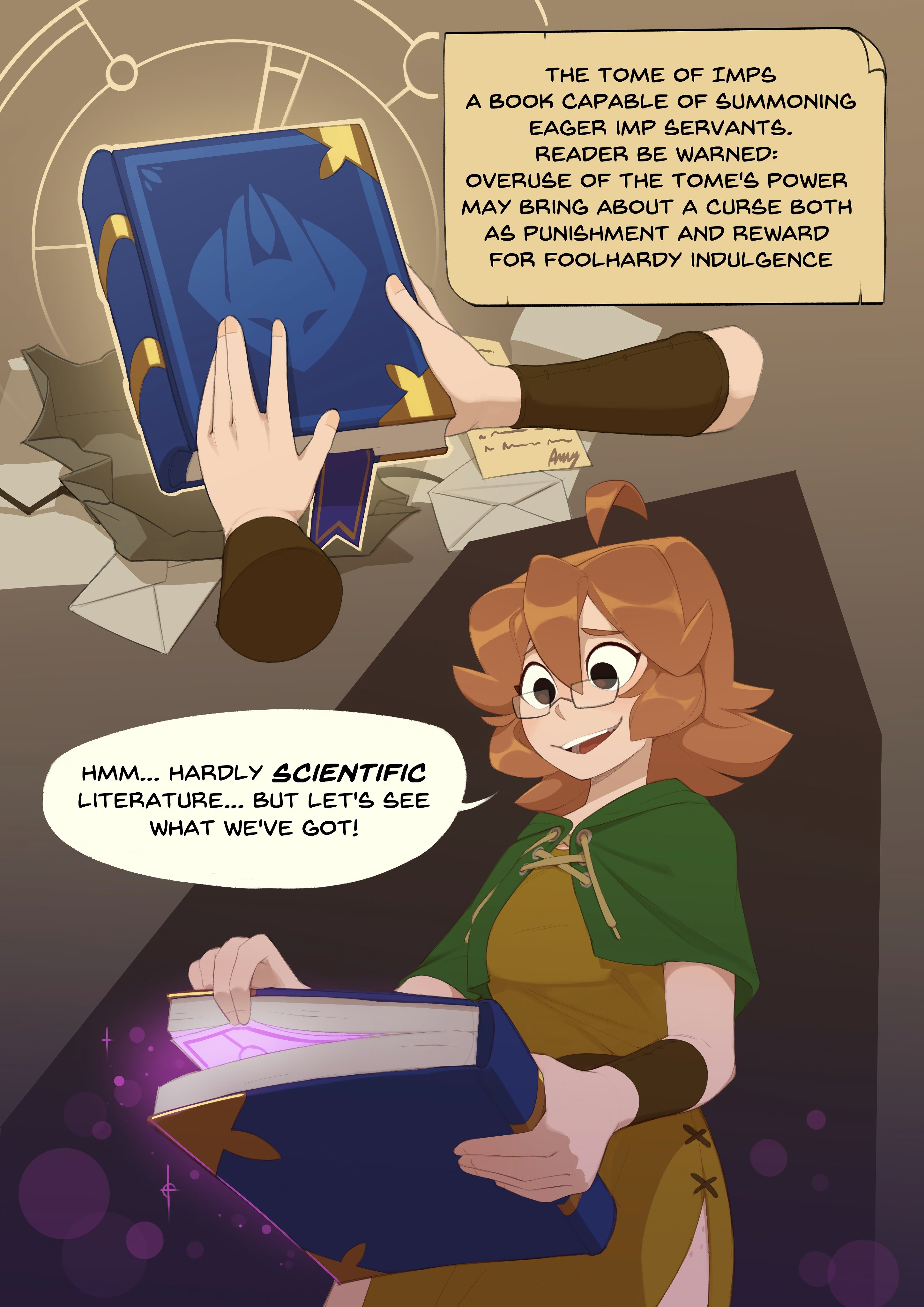 Monster Researcher Eclair and the Book of Imps! — cover