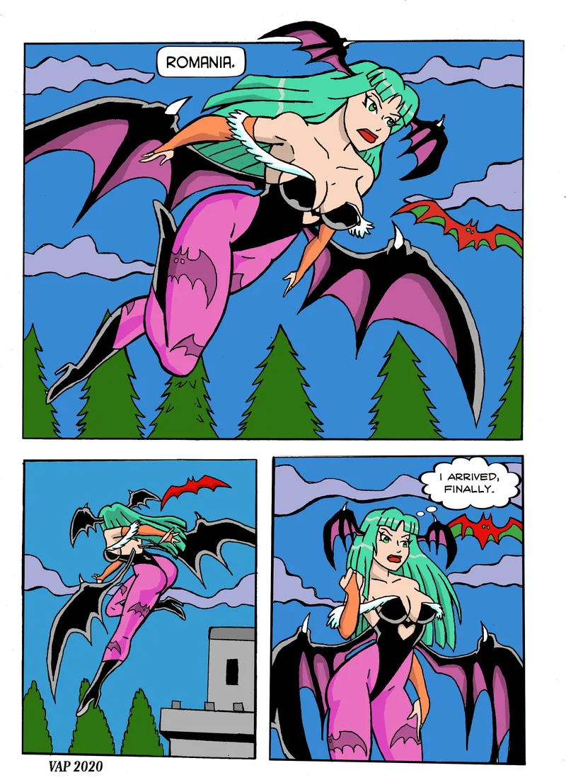 Morrigan Vs Felicia comic porn — cover