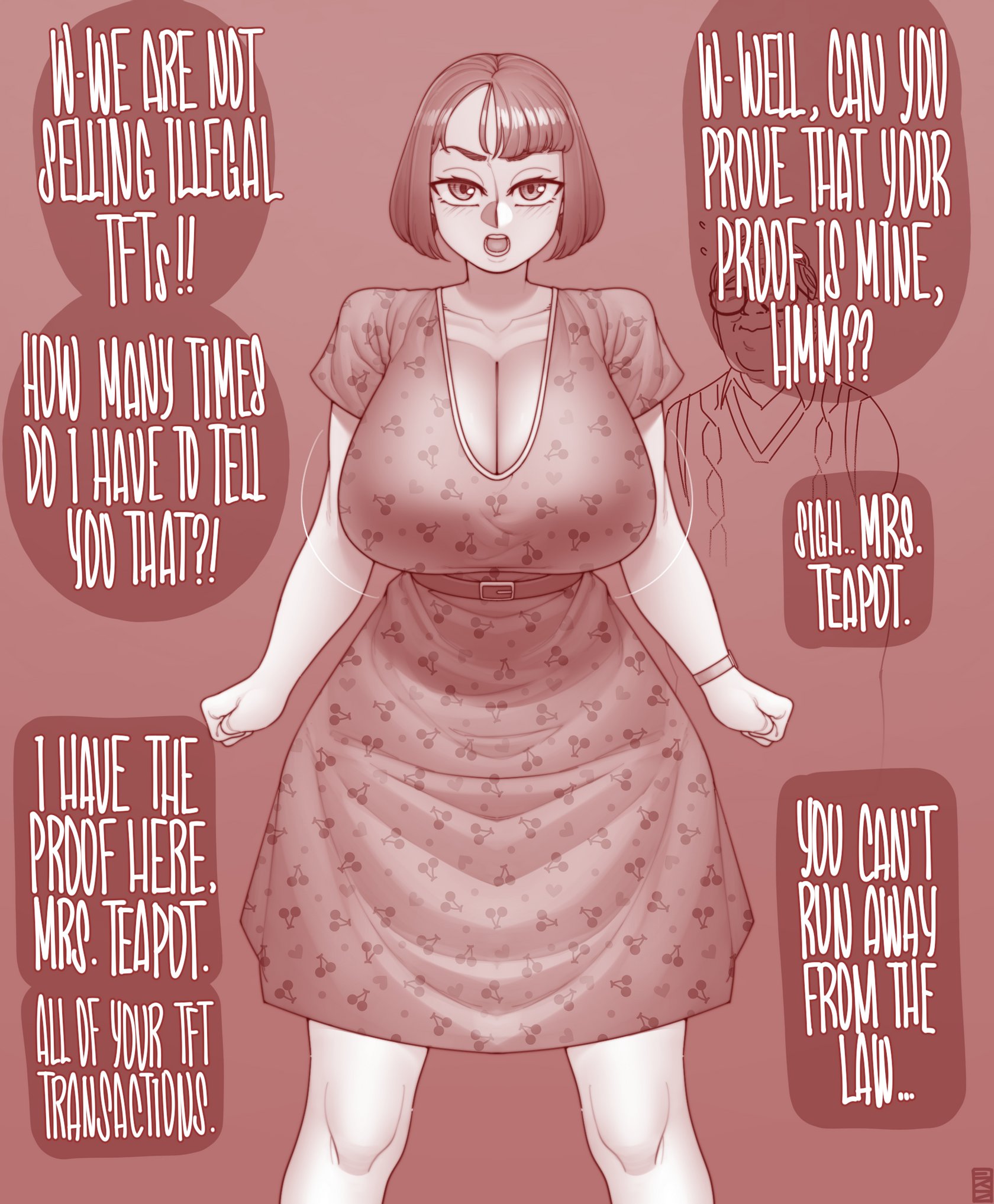 Mrs. Teapot comic porn — cover