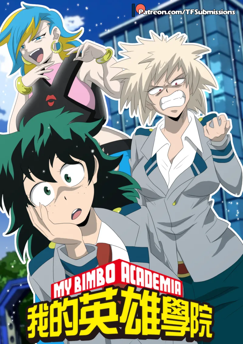 My Bimbo Academia 1 comic porn — cover