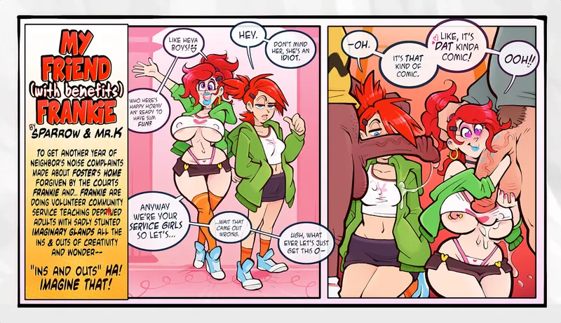 My Friend (With Benefits) Frankie comic porn — cover