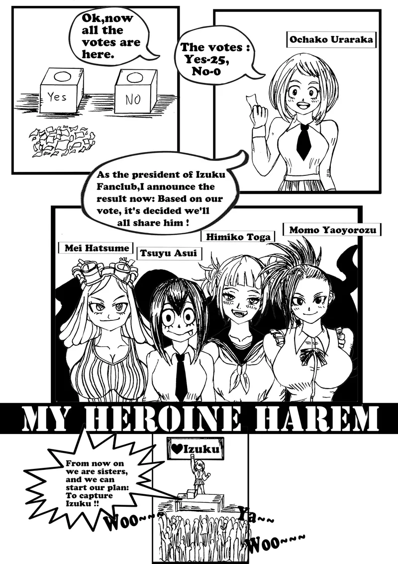 My Heroine Harem — cover