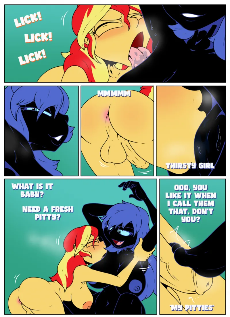 My Lesbo Pits comic porn — cover