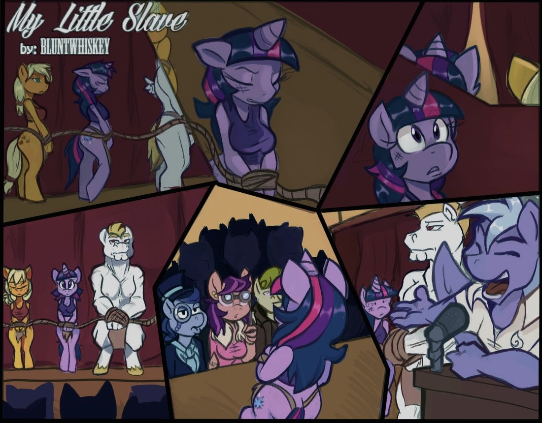 My little slave (colored) comic porn — cover