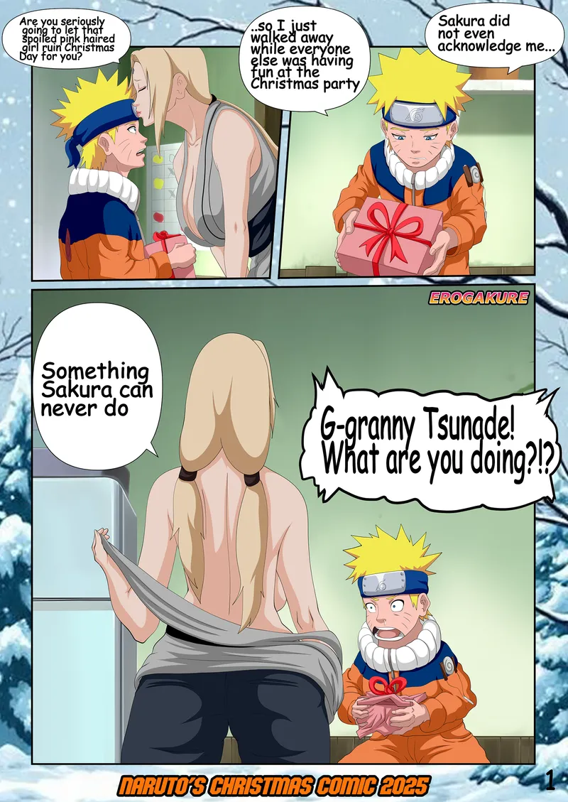 Naruto’s 2025 Christmas comic porn — cover