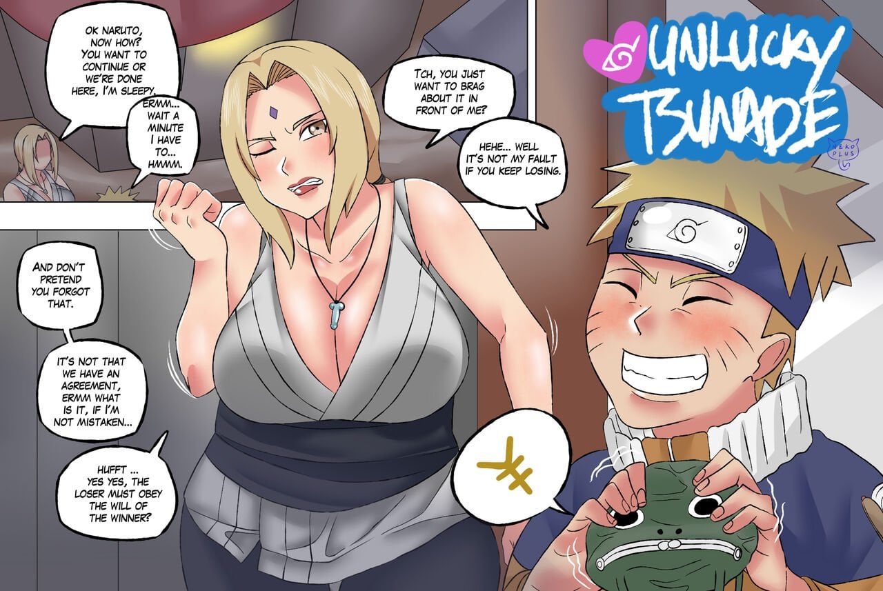 [Neko Plus] Unlucky Tsunade comic porn — cover