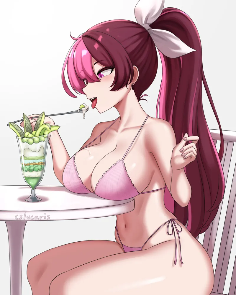Neo Enjoying Her Parfait comic porn — cover