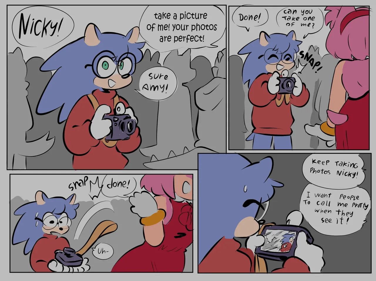 Nicky & Rose comic porn — cover