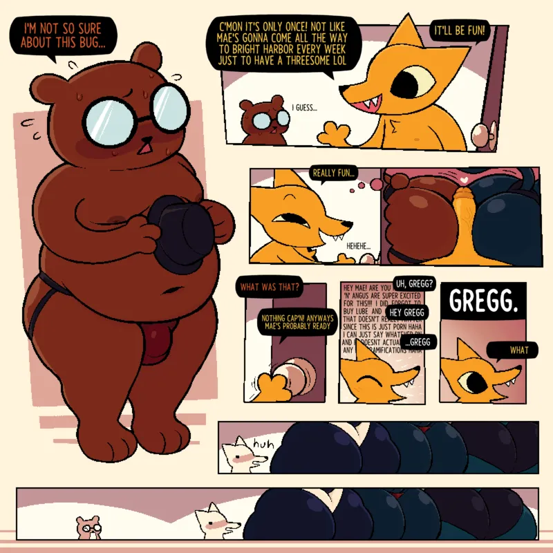 Night In The Woods comic porn — cover