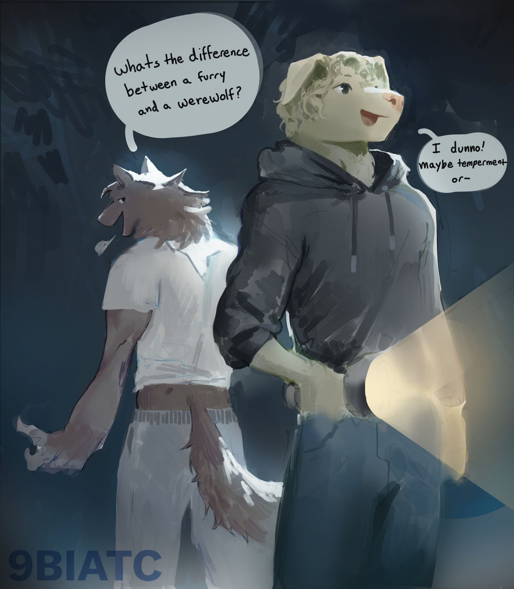 night time trouble! — cover