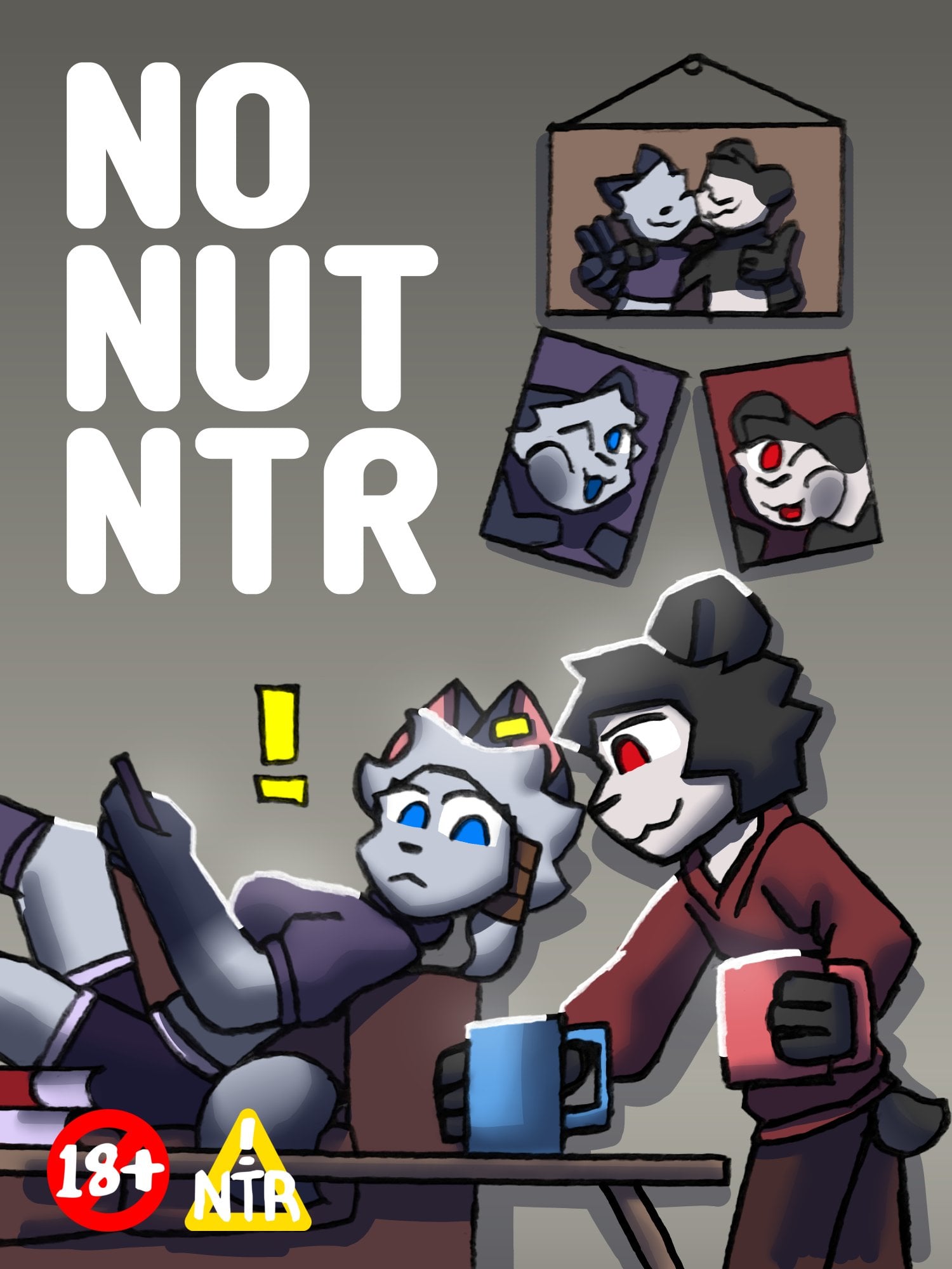 No Nut Netorare (WIP) comic porn — cover