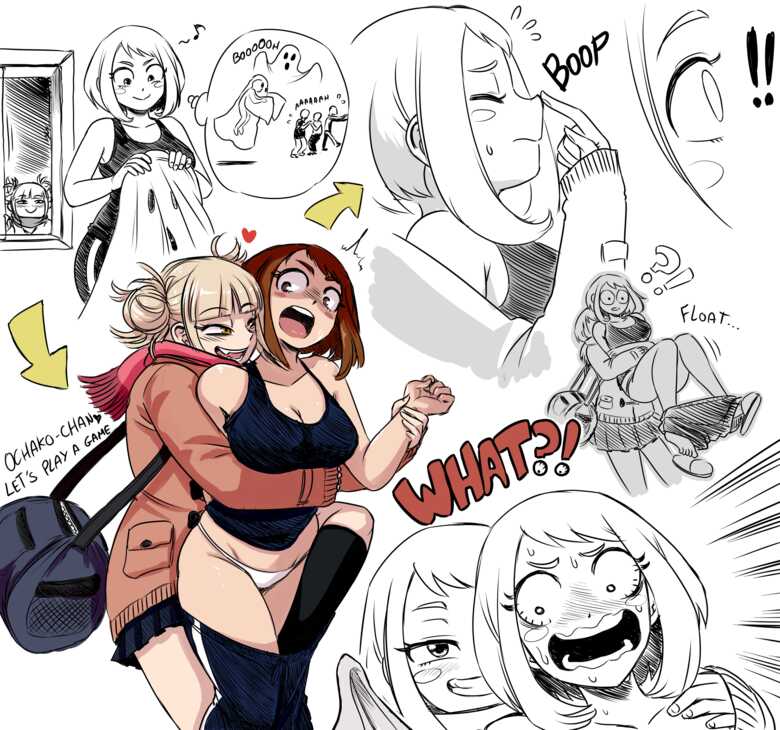 Ochako & Toga – Halloween comic porn — cover