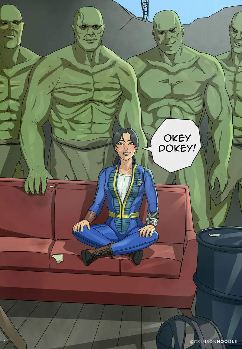 Okey Dokey comic porn — cover