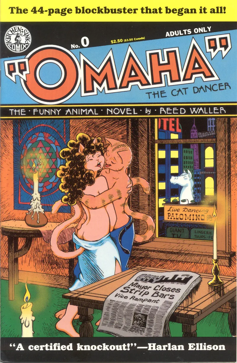Omaha – The Cat Dancer 0 — cover