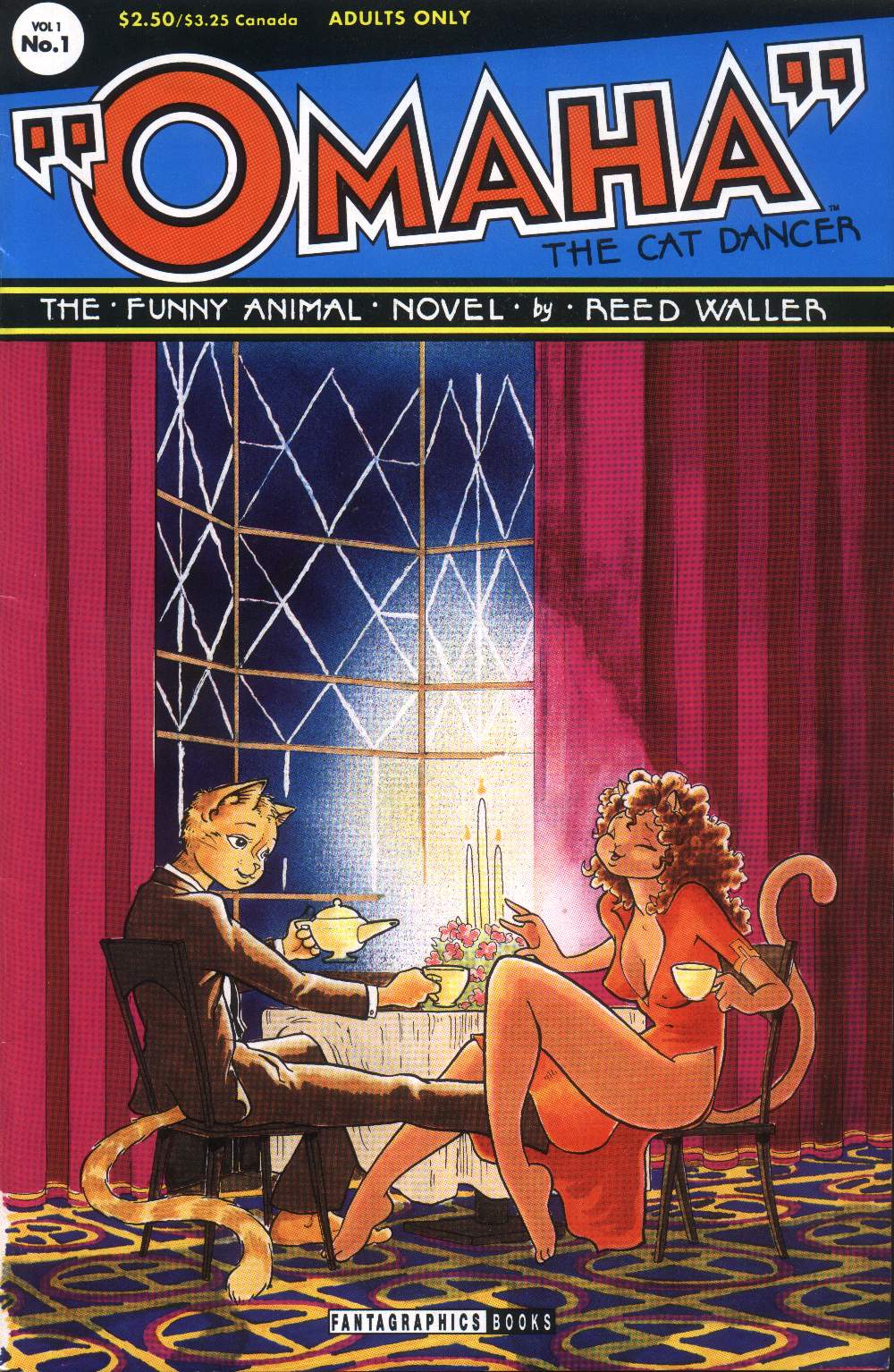 Omaha – The Cat Dancer 1 comic porn — cover