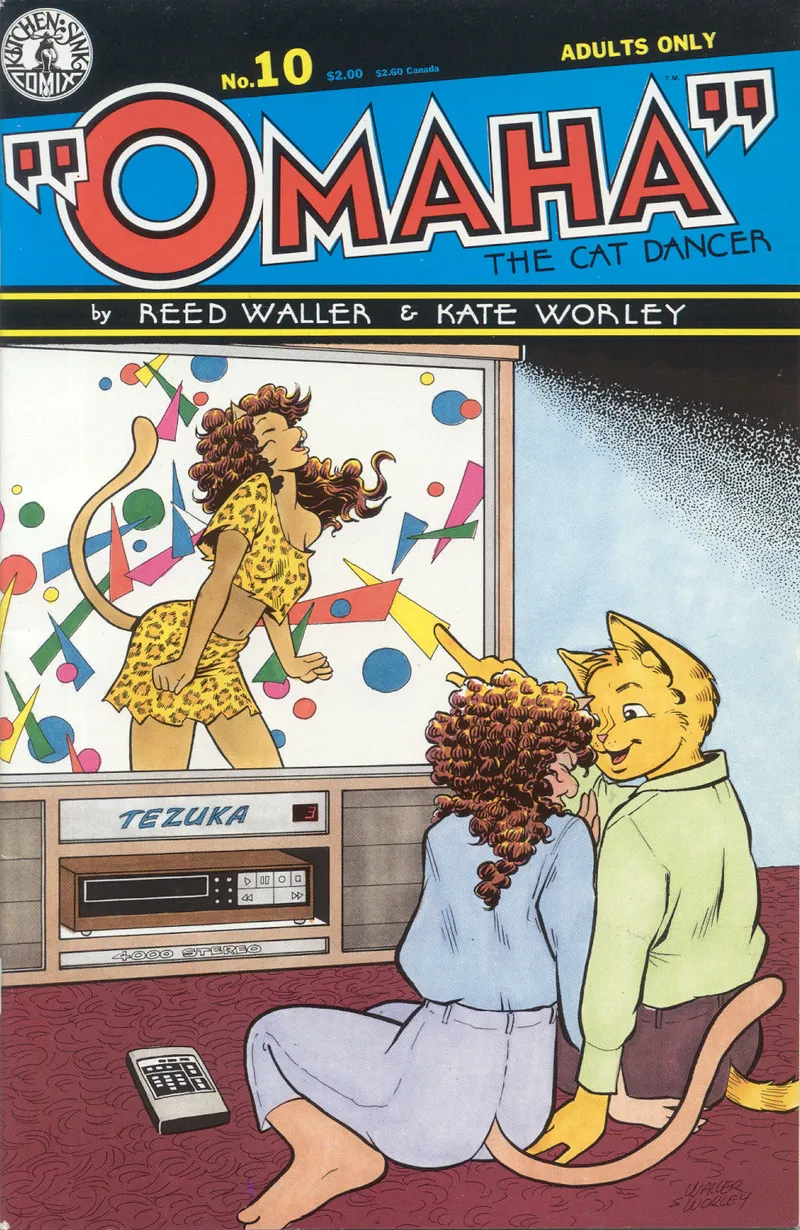 Omaha – The Cat Dancer 10 comic porn — cover