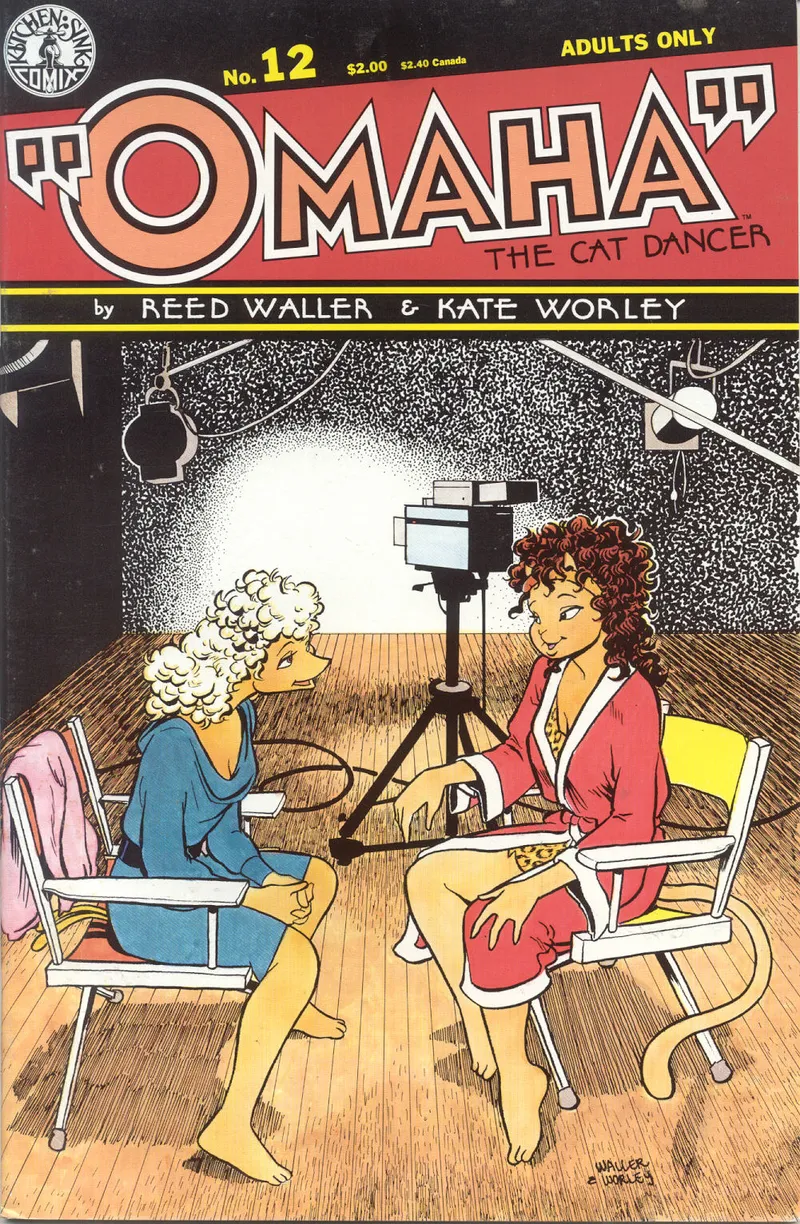 Omaha – The Cat Dancer 12 comic porn — cover