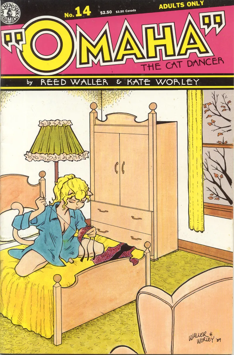 Omaha – The Cat Dancer 14 comic porn — cover