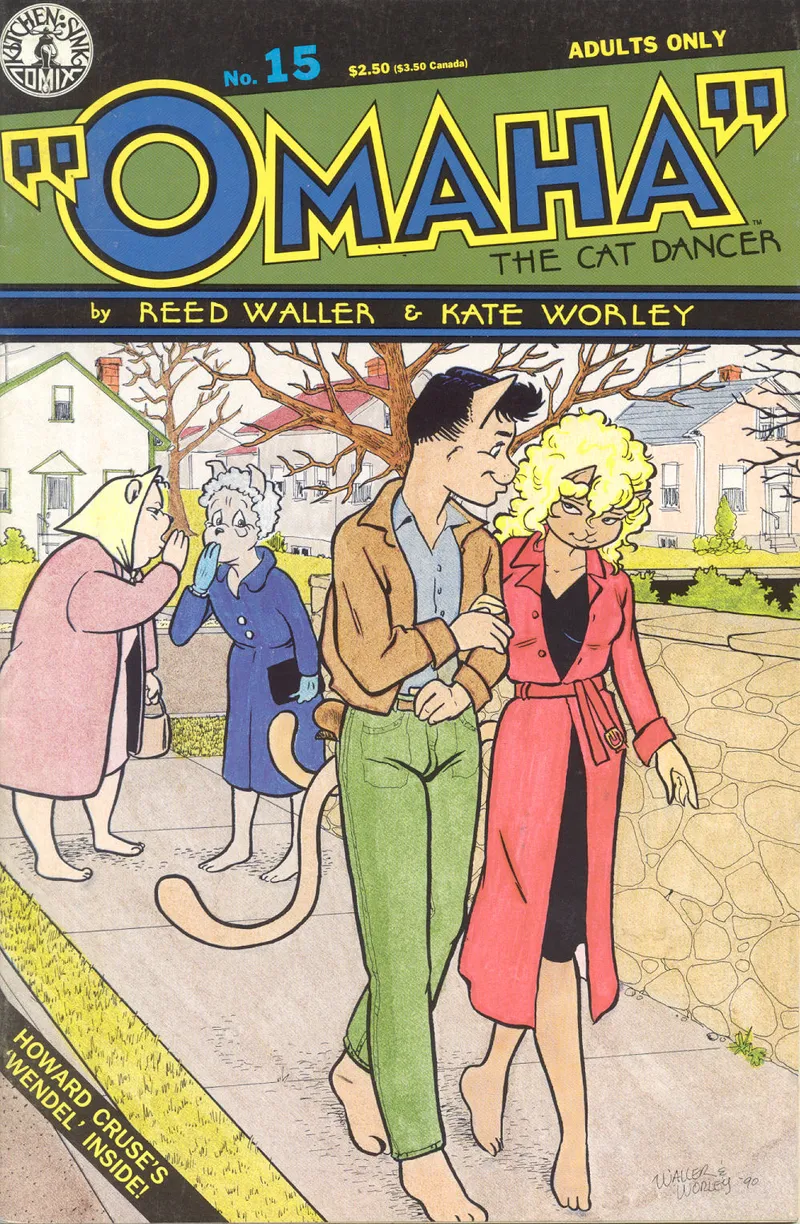 Omaha – The Cat Dancer 15 — cover