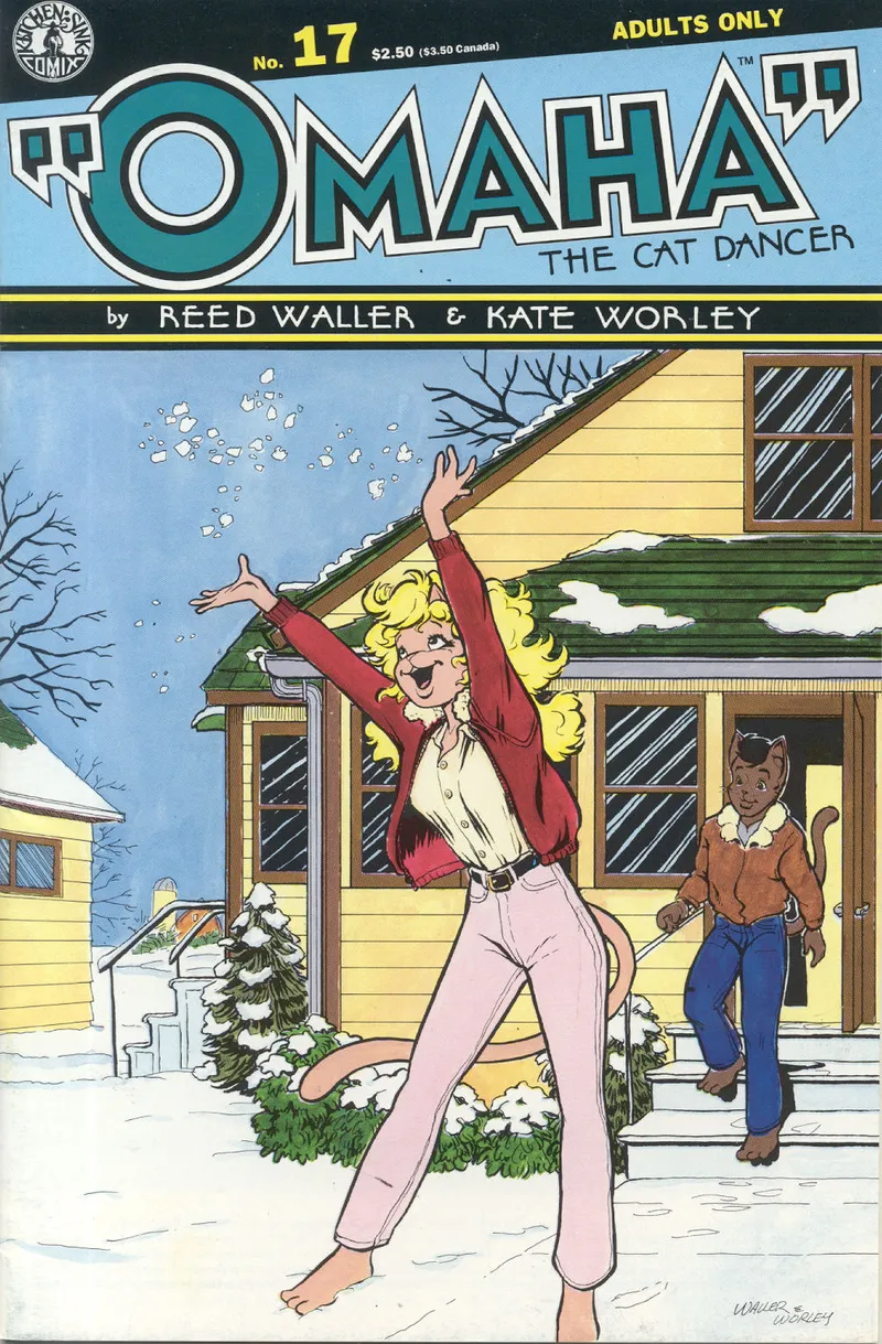 Omaha – The Cat Dancer 17 comic porn — cover