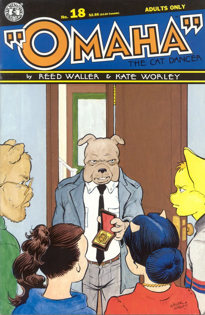 Omaha – The Cat Dancer 18 comic porn — cover