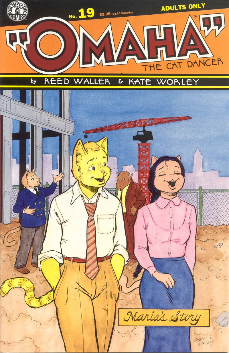 Omaha – The Cat Dancer 19 comic porn — cover