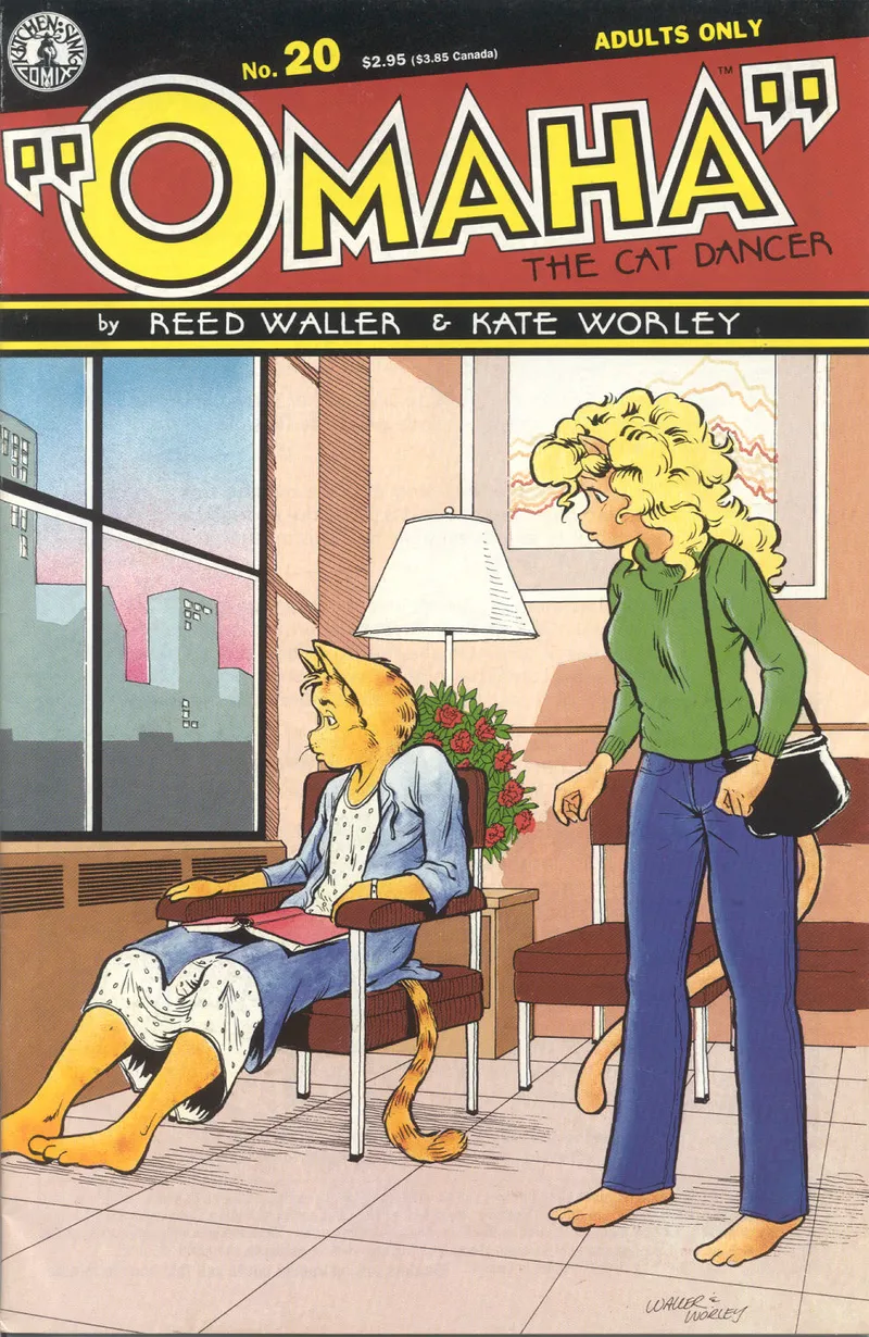 Omaha – The Cat Dancer 20 comic porn — cover