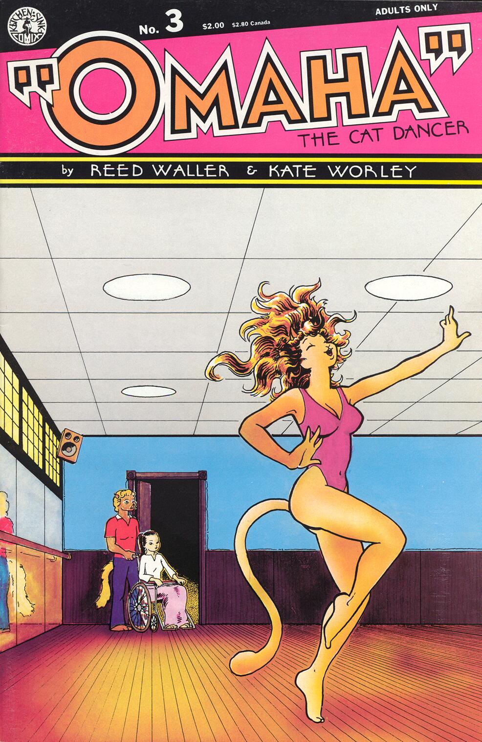 Omaha – The Cat Dancer 3 comic porn — cover