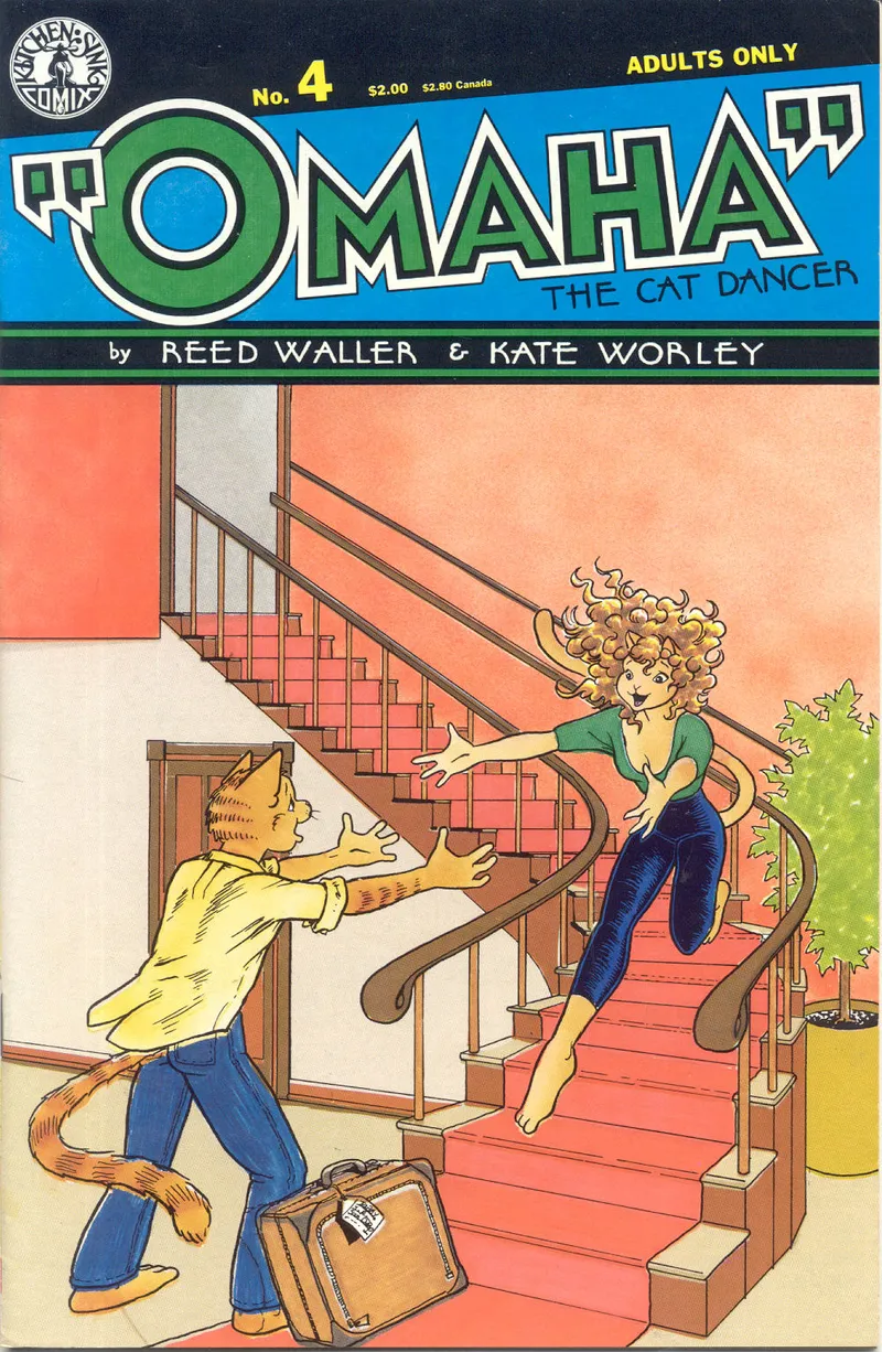 Omaha – The Cat Dancer 4 comic porn — cover