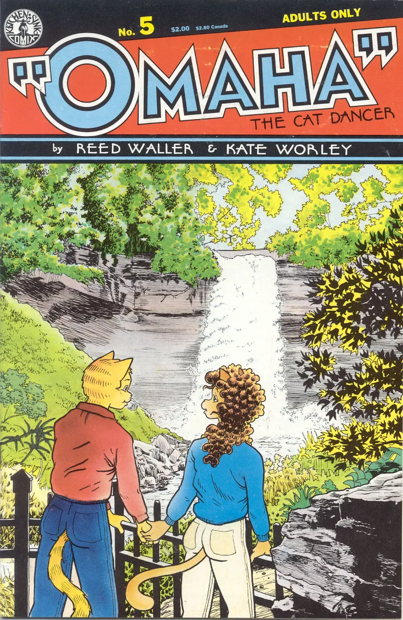 Omaha – The Cat Dancer 5 — cover