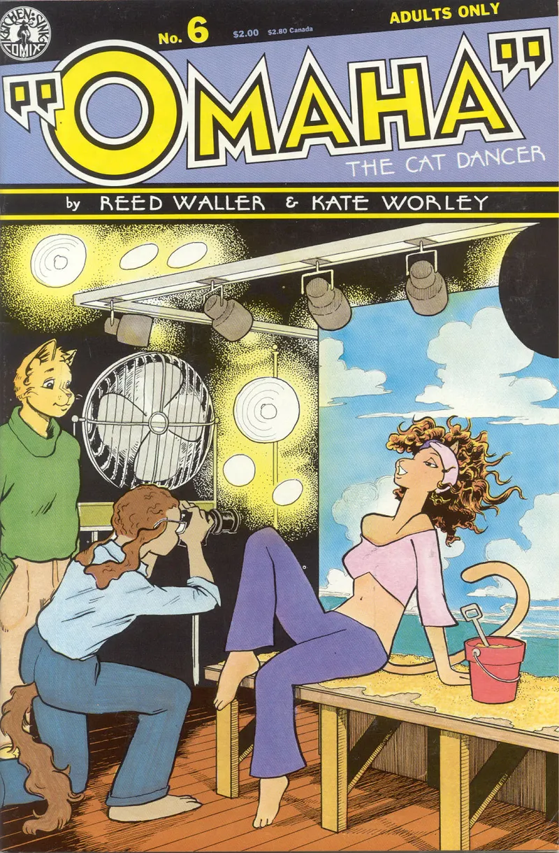 Omaha – The Cat Dancer 6 — cover