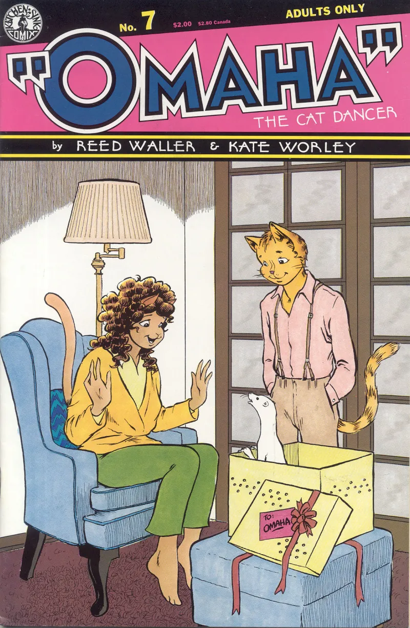 Omaha – The Cat Dancer 7 comic porn — cover