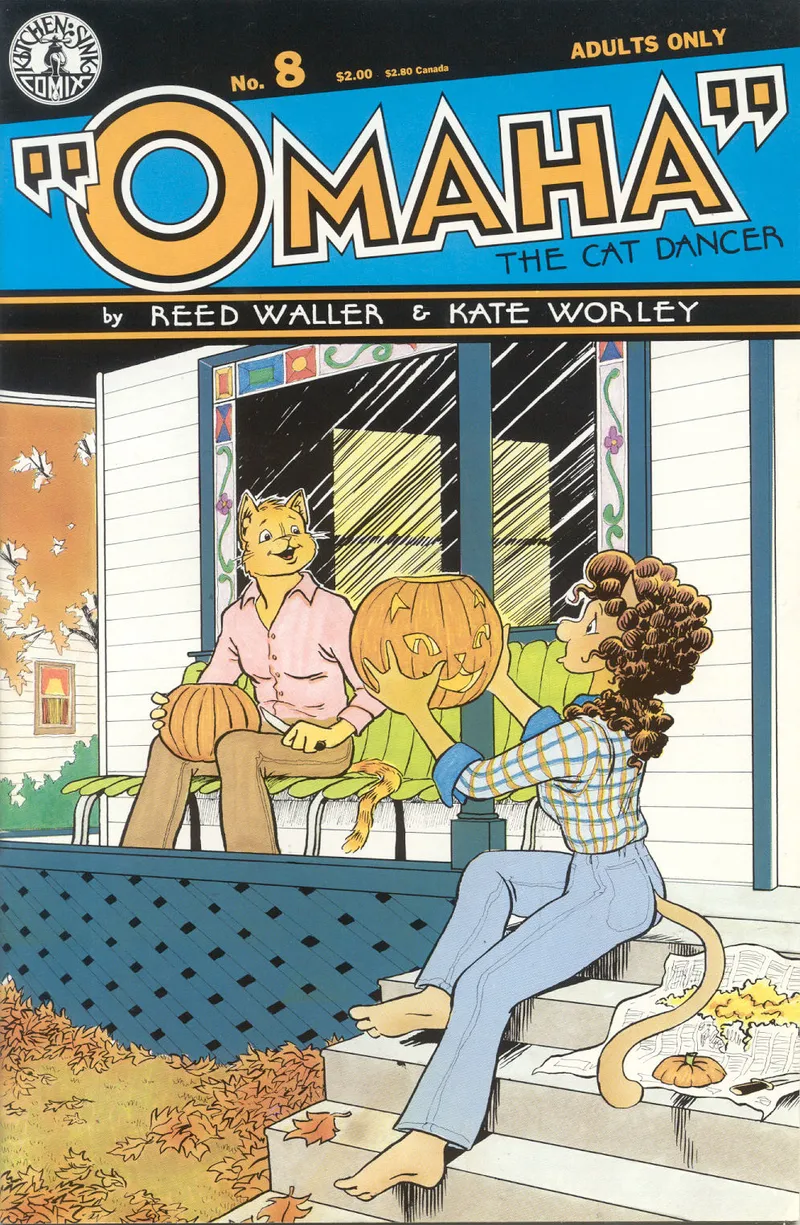 Omaha – The Cat Dancer 8 comic porn — cover