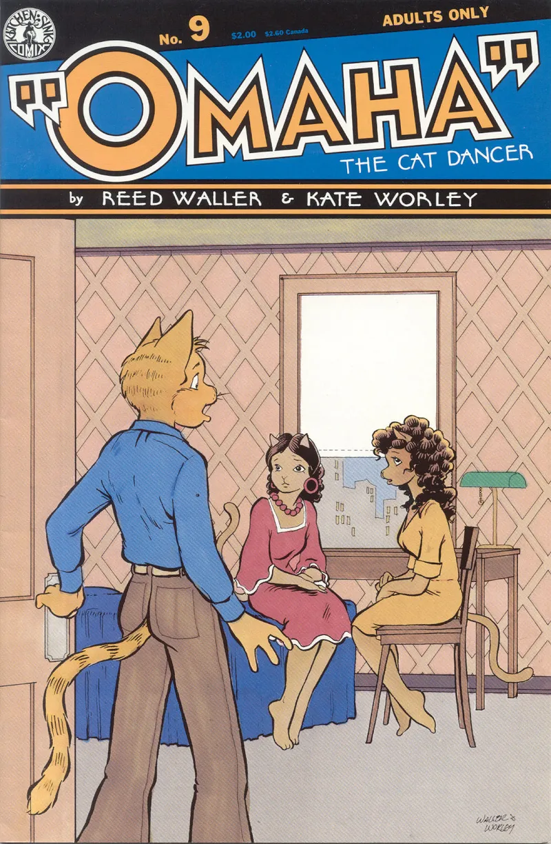 Omaha – The Cat Dancer 9 comic porn — cover