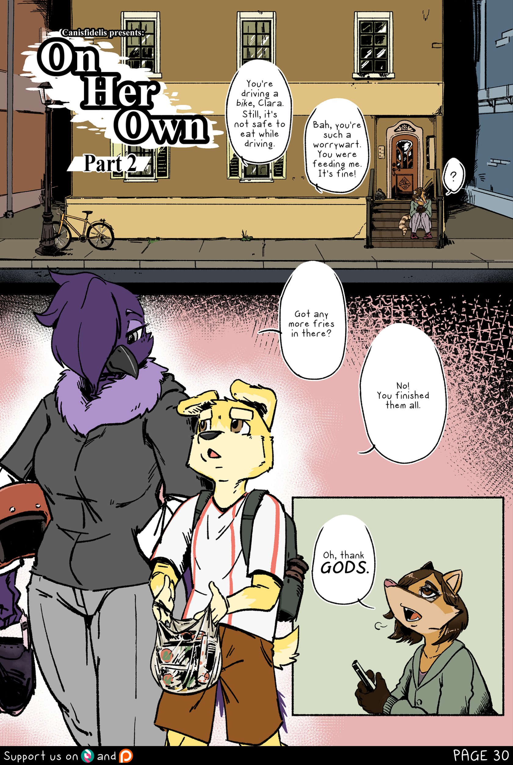 On Her Own Ch 2 (ongoing) — cover