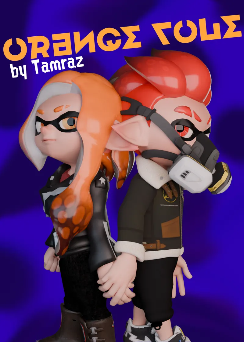 Orange Love comic porn — cover