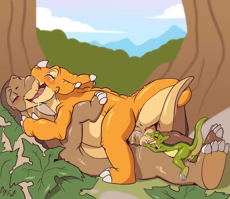 Pampering Littlefoot comic porn — cover