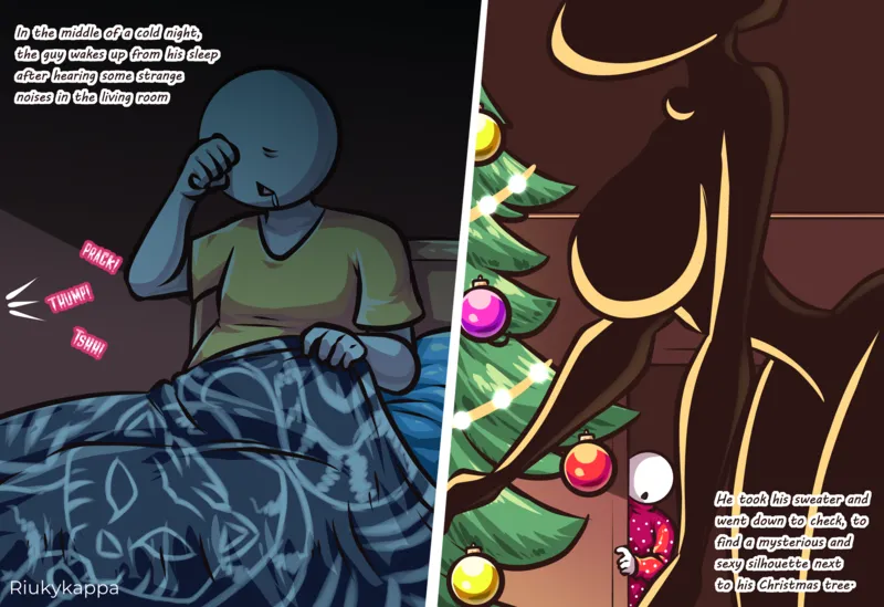 Paranormal Christmas comic porn — cover