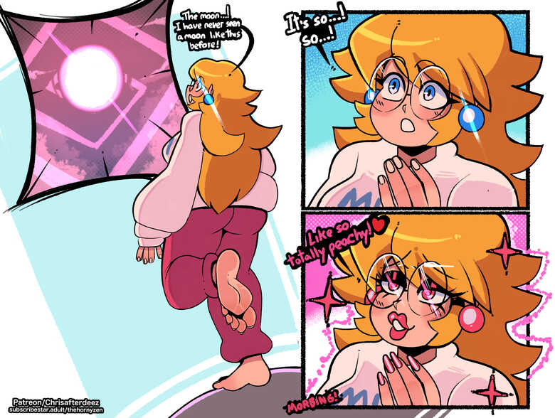 Peach’s Morbing Moon! comic porn — cover