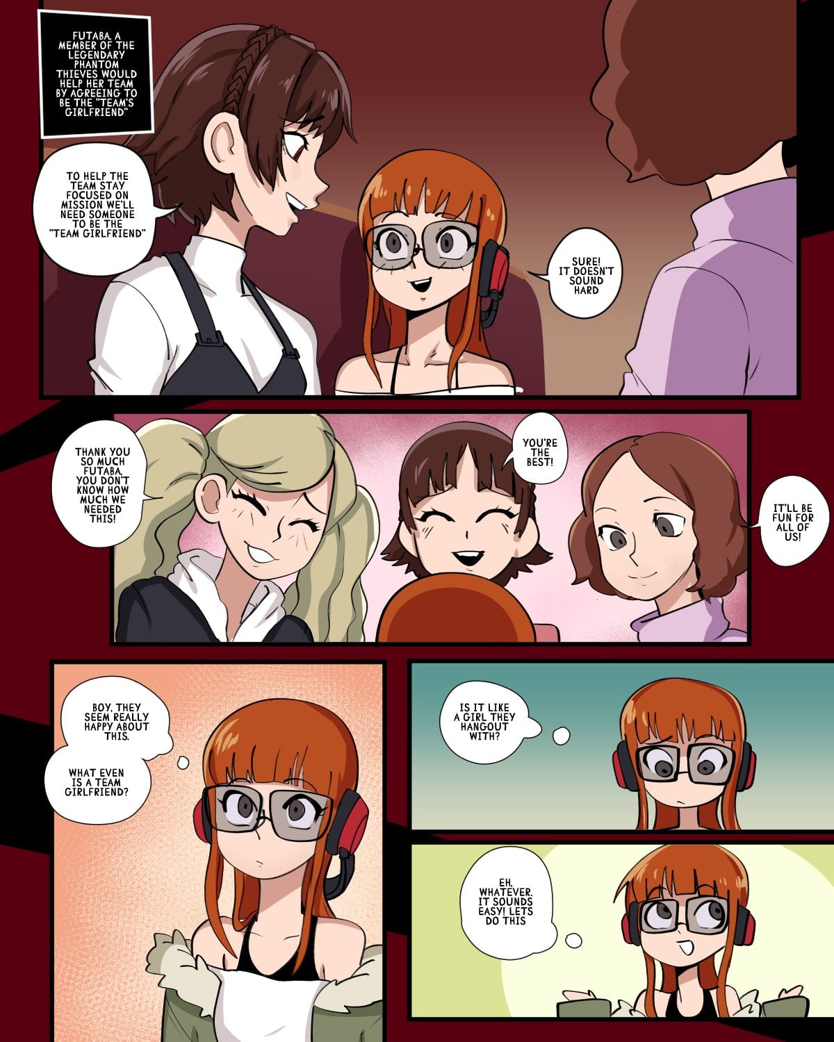 Persona 5 Futaba Comic comic porn — cover