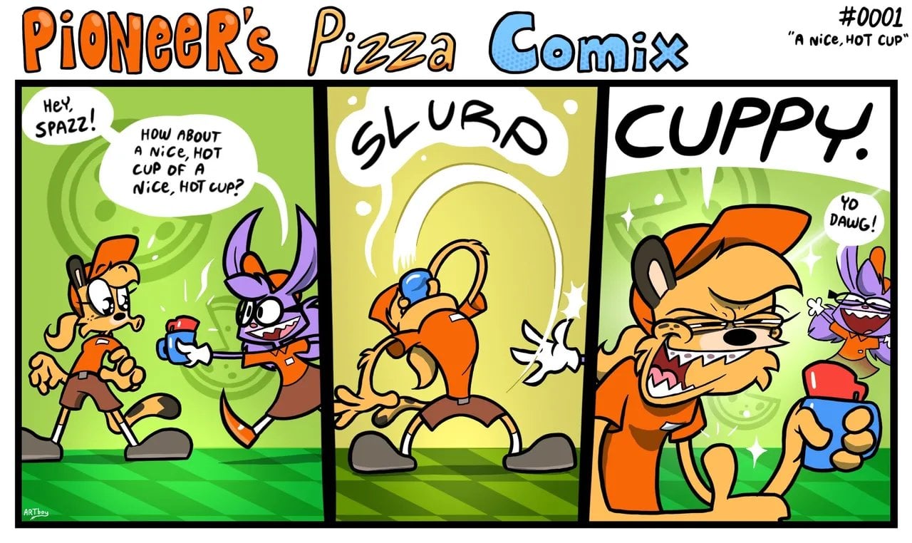 Pioneer’s Pizza Comix comic porn — cover